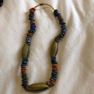 Colorful Ghanaian Bead Necklace